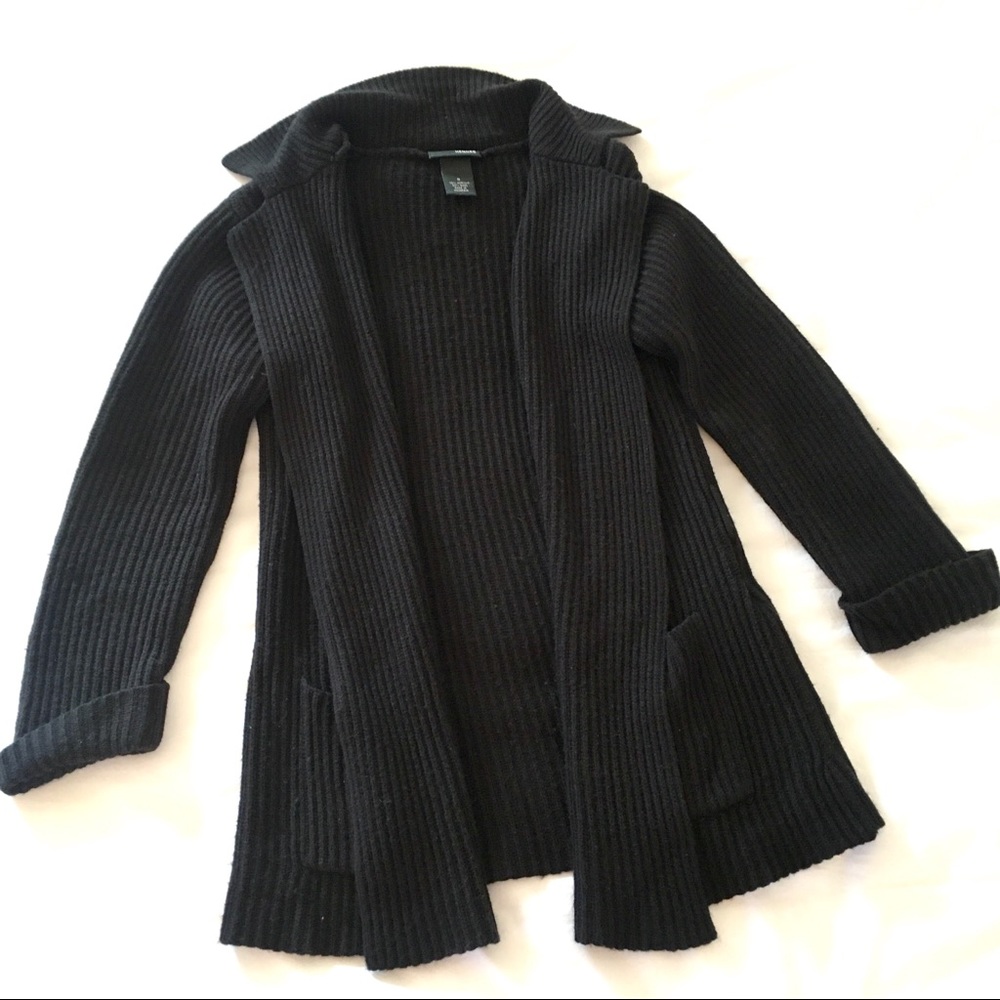 Long Duster Sweater with Pockets